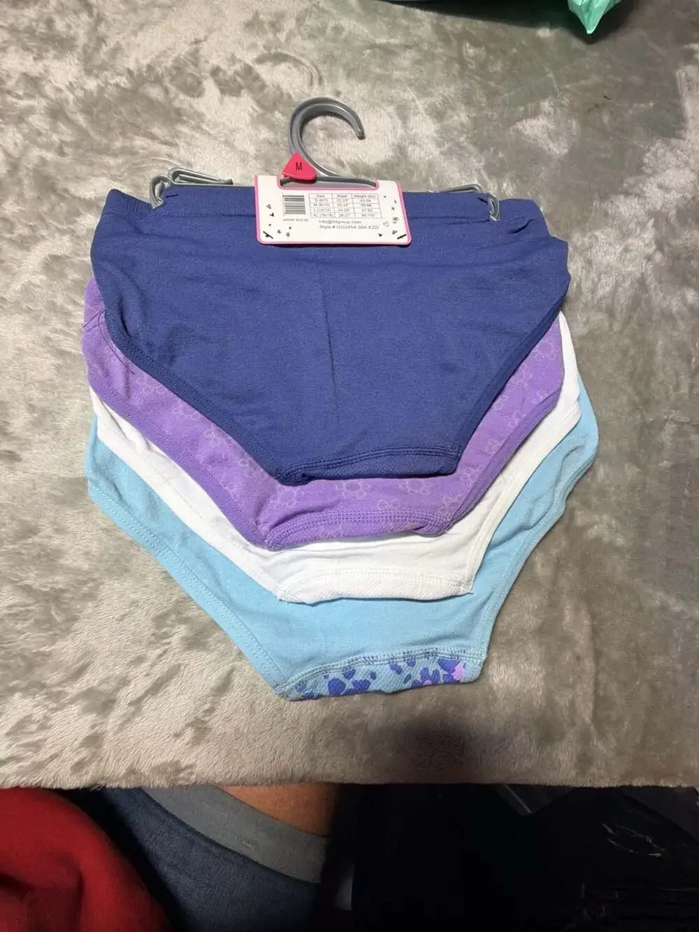 Totally Tween Girls 4-Pack Seamless Hipster Underwear Set
